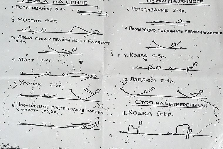 после брусьев болят мышцы спины